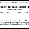 Schochterus Liane 1933-2007 Todesanzeige